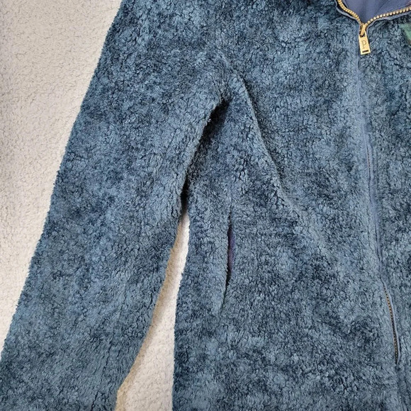 Pendleton Sherpa Full Zip Jacket Women Small Pockets Barn Coat Chore Cottagecore - Picture 8 of 16